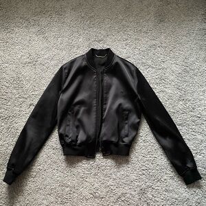 Black Bomber Jacket